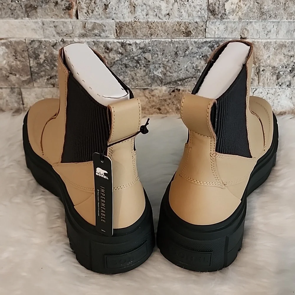 Sorel Caribou X Waterproof Platform Chelsea Boot Brand New